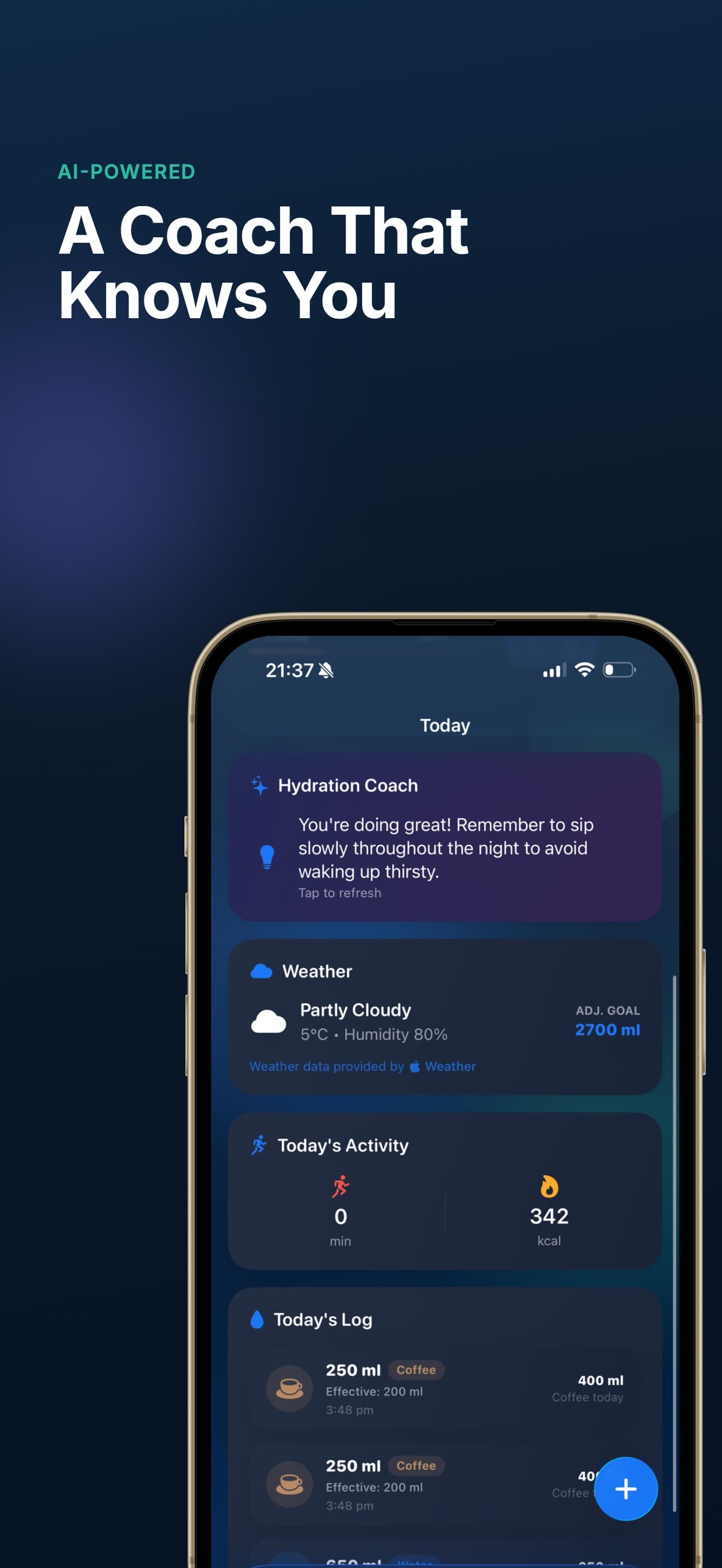 Sipli AI Coach screen