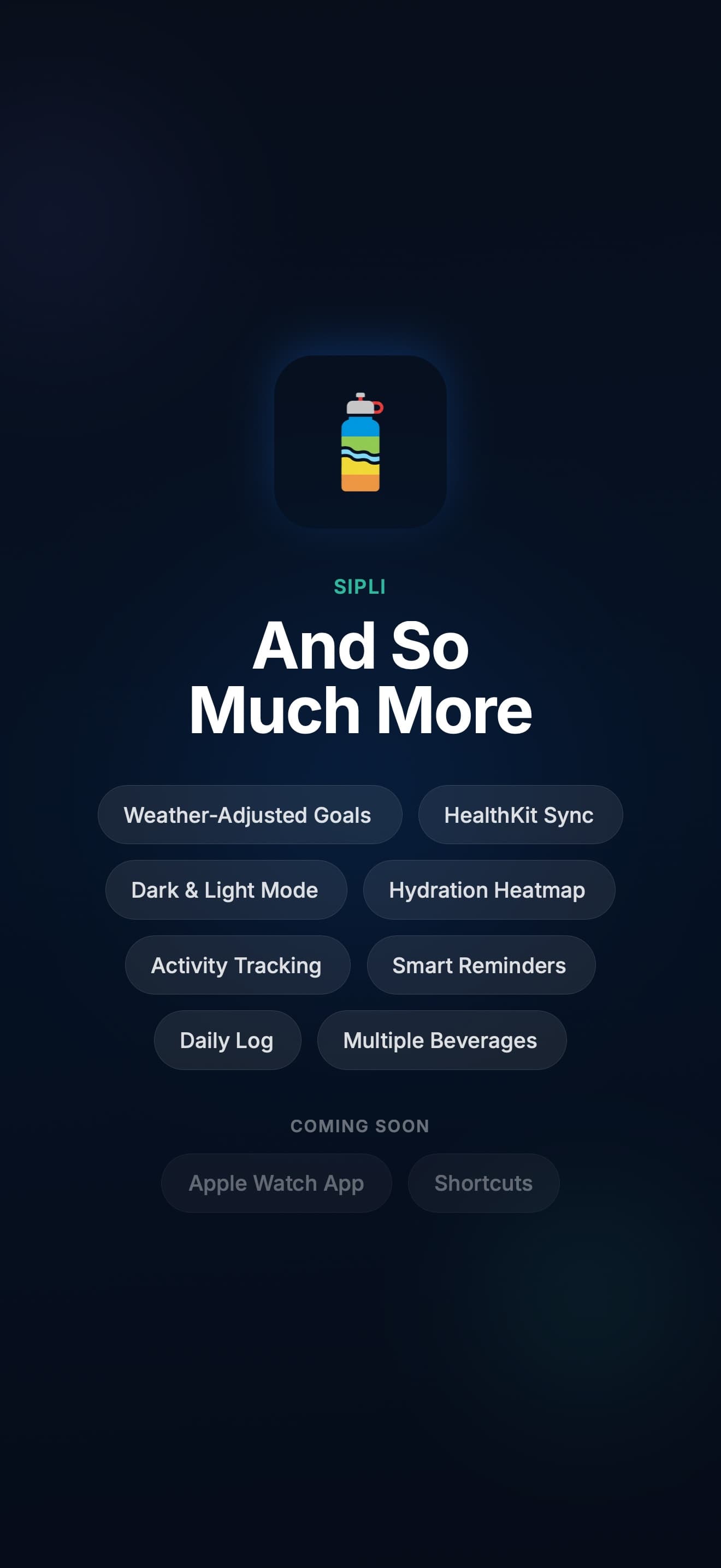 Sipli — more features